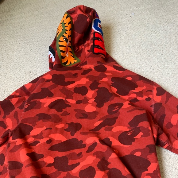 Red Camo Bape Jacket - Picture 10 of 12